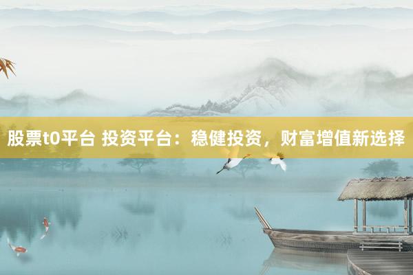 股票t0平台 投资平台：稳健投资，财富增值新选择